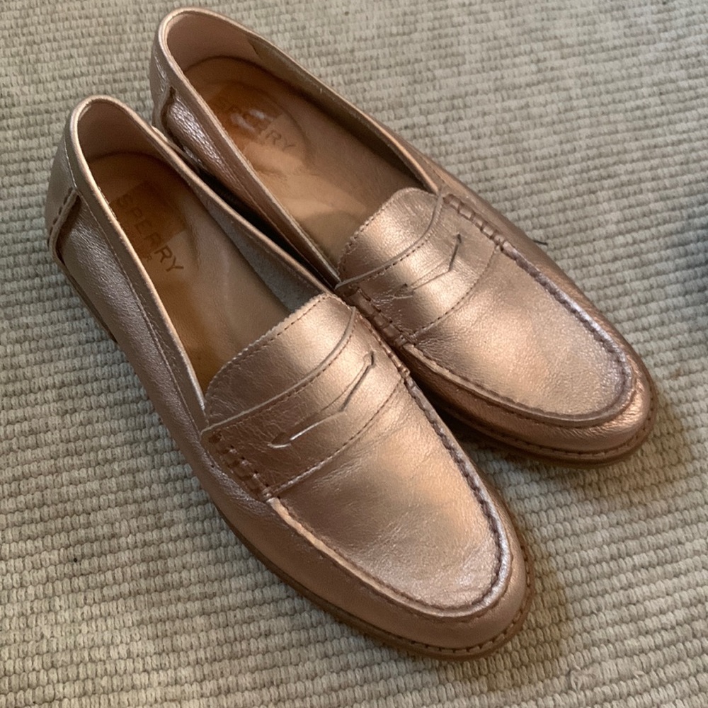 Sperry  Metallic Loafers